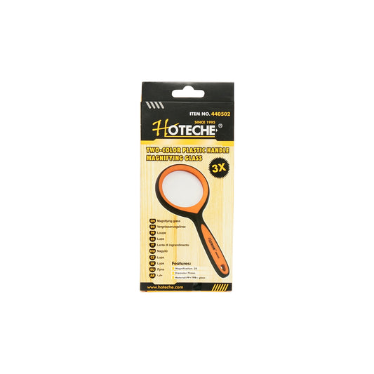 75 mm handheld magnifying glass with fiberglass handle Hoteche