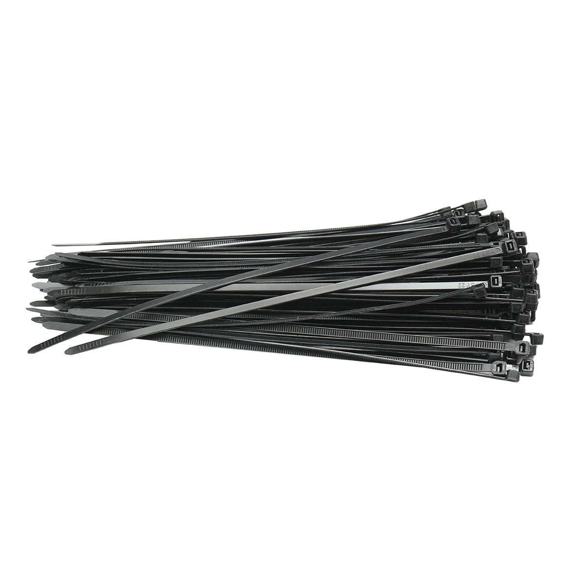 Facet, plastic collar 4.8x250mm, black, set of 100 pieces Breckner Germany