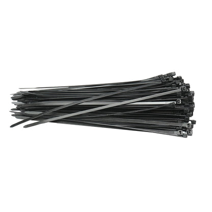 Facet, plastic collar 4.8x250mm, black, set of 100 pieces Breckner Germany