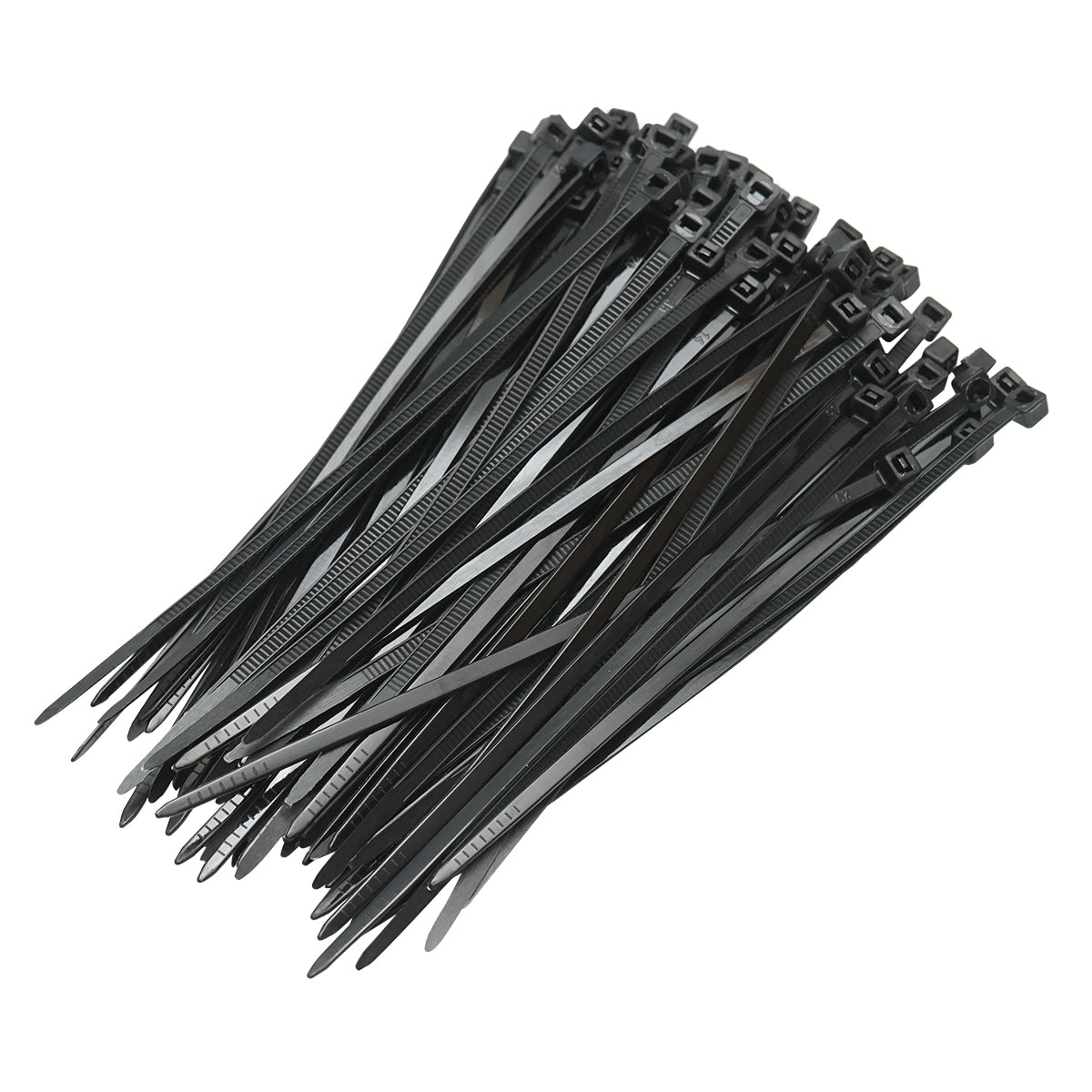 Facets, plastic collar 3.6x140mm black set of 100 pcs Breckner Germany