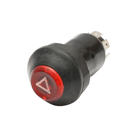 Emergency light switch, Case IH, Massey Ferguson, Deutz-Fahr, Fendt OEM code 01177148, 3370427M91, X830240097000, G339900020070, 133700580002, 1967699C1, 276591100, 2.7659.175.0 12V, 7 pins