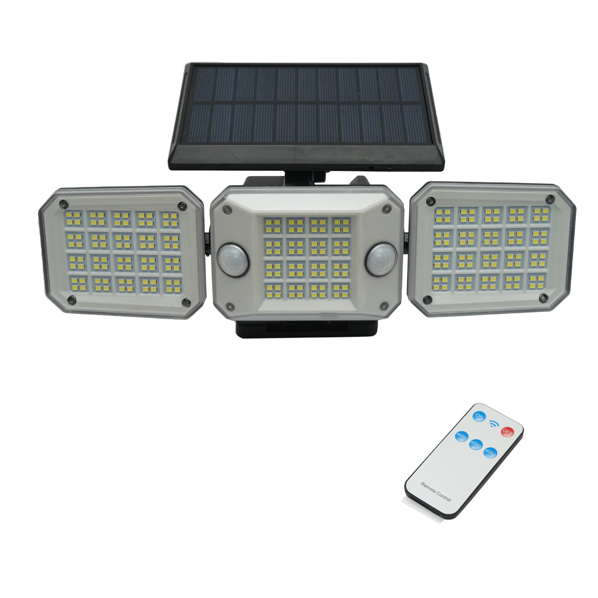 LED lamp with solar panel, remote control, and 2000mAh battery, IP65 Breckner Germany