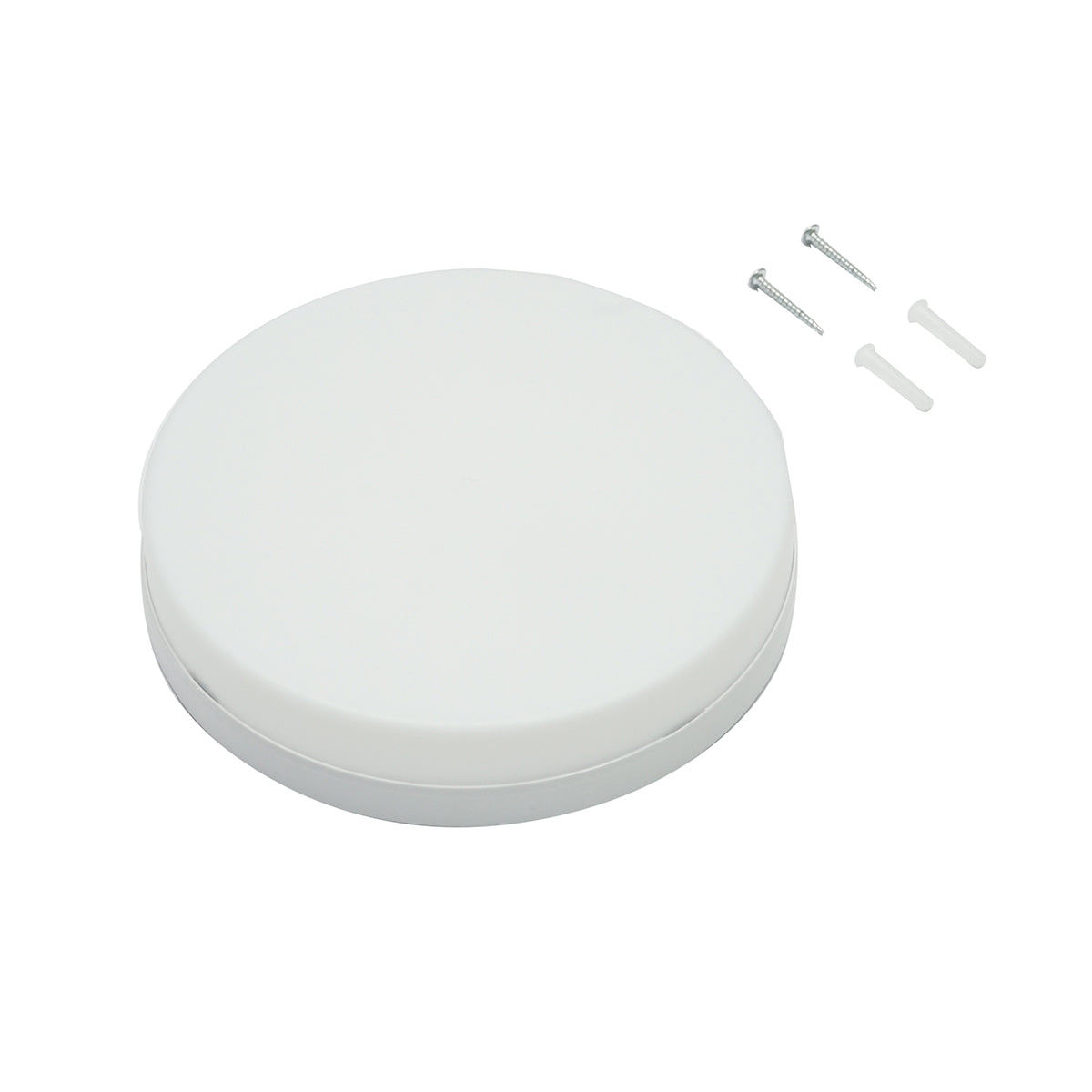 LED ceiling light 24W, 220V, IP20, 180 mm, round light body interior/exterior moisture-resistant Breckner German