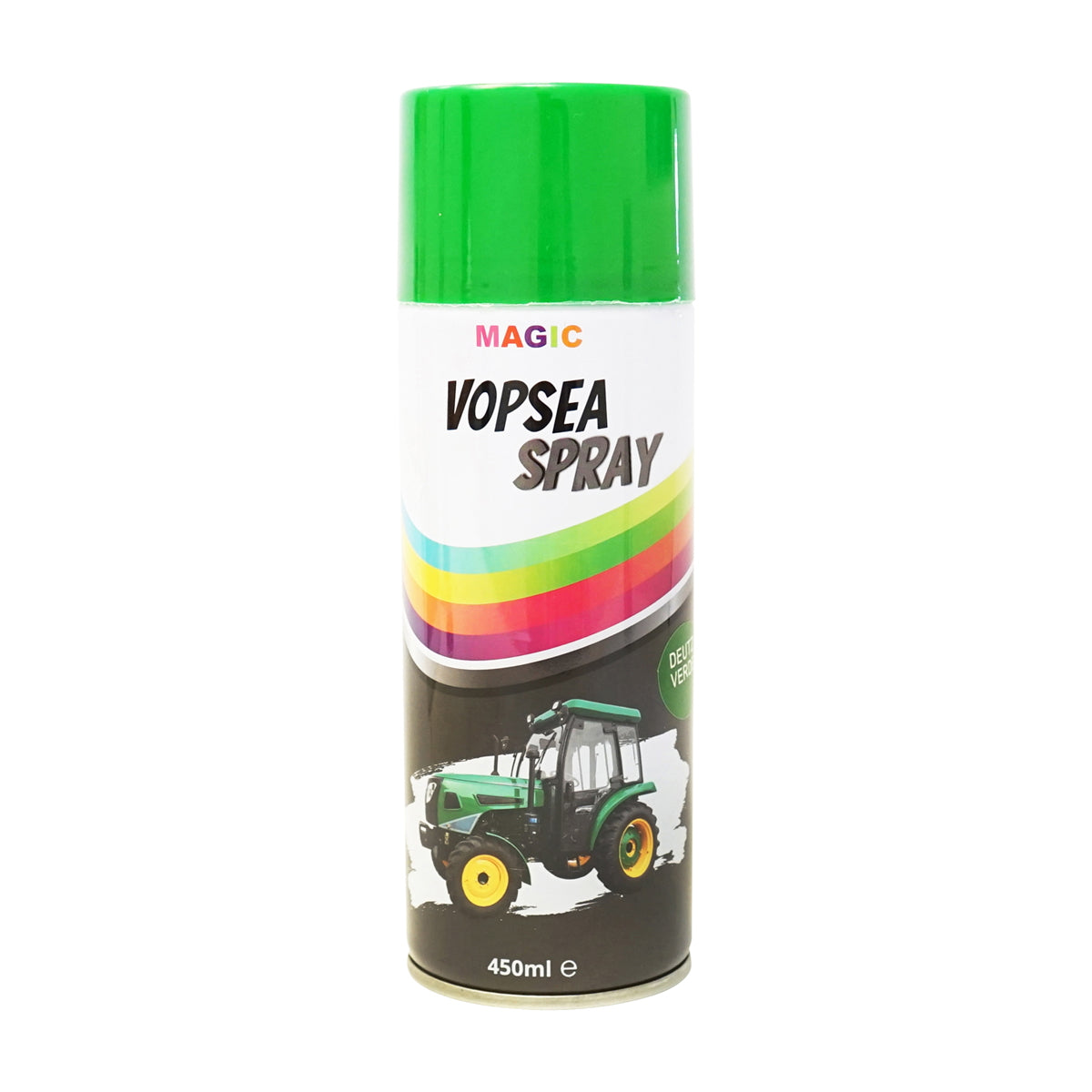 Professional green Deutz type car spray paint with quick drying 450ml MAGIC