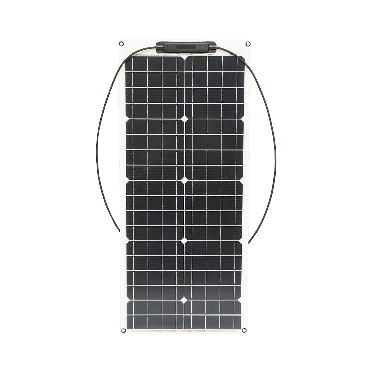 50W monocrystalline photovoltaic solar panel, flexible, with cable and MC4 connectors Breckner Germany