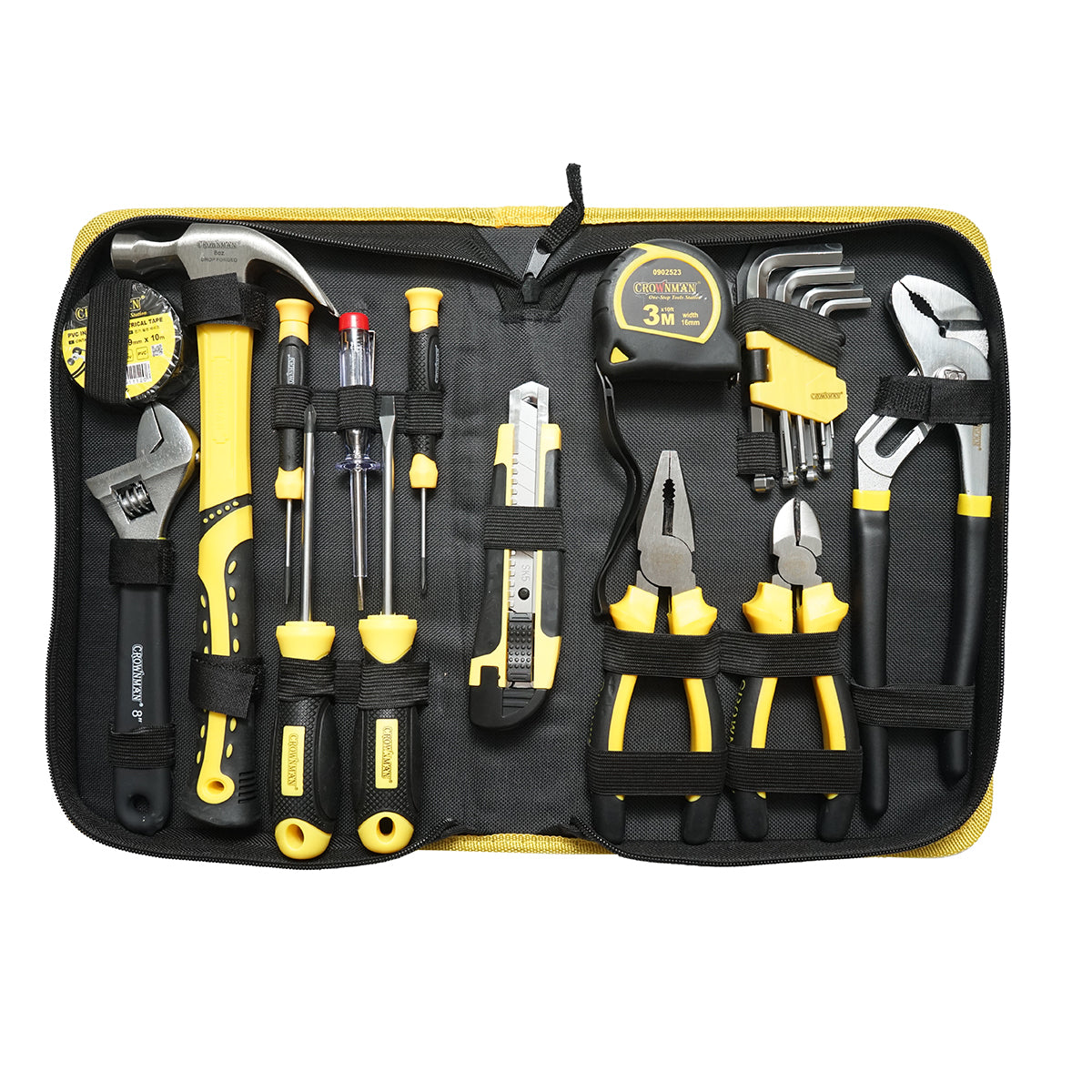 Combined tool and equipment set 22 pieces Crownman