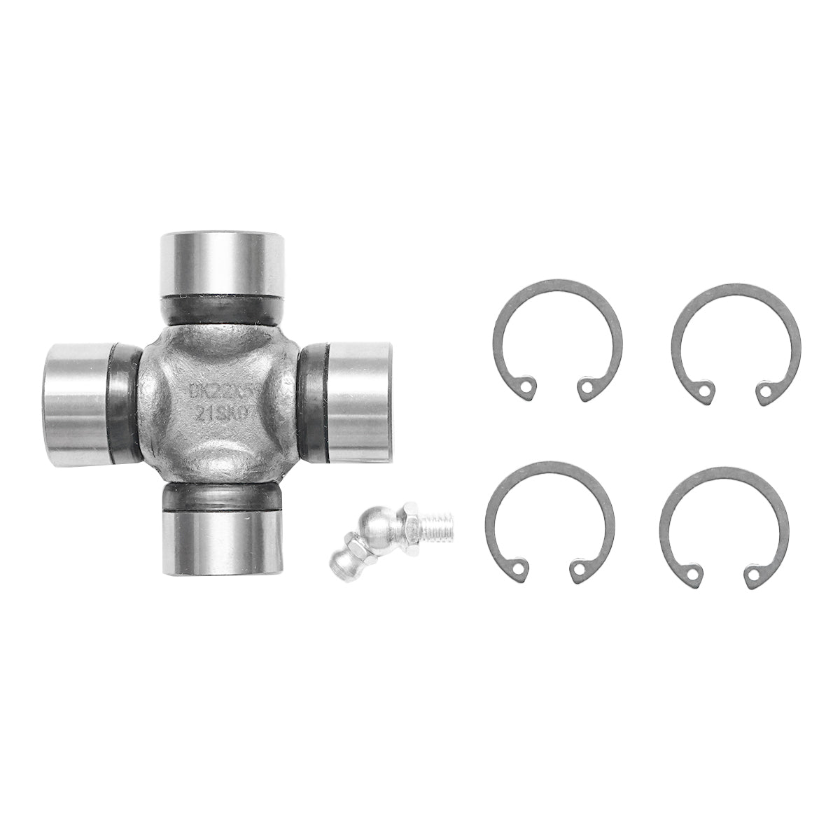 Cardan cross 22x59 SPC (with grease fitting and safety pins)