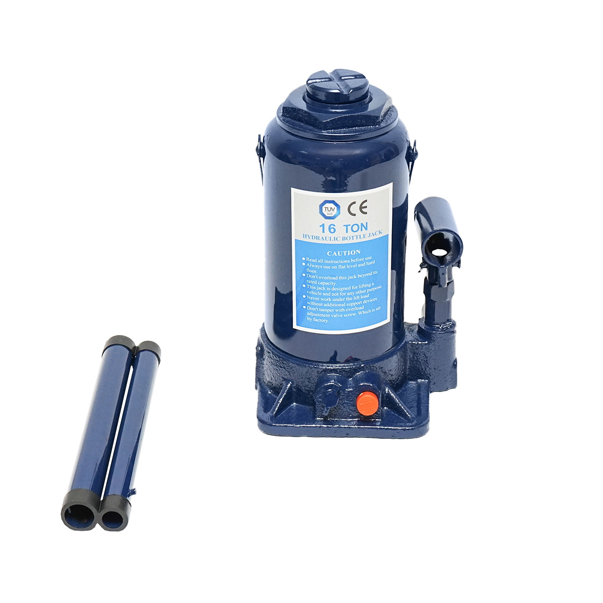 16-ton piston-type hydraulic jack with valve 220mm