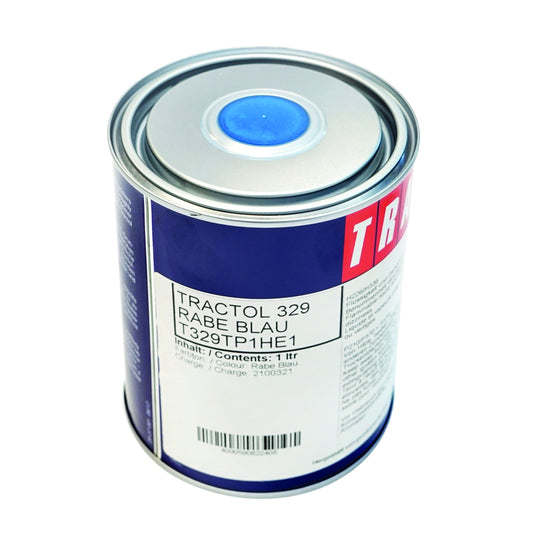 Blue automotive paint type Raba 1L Tractol