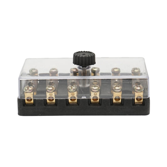 Cylindrical fuse box, 6 slots