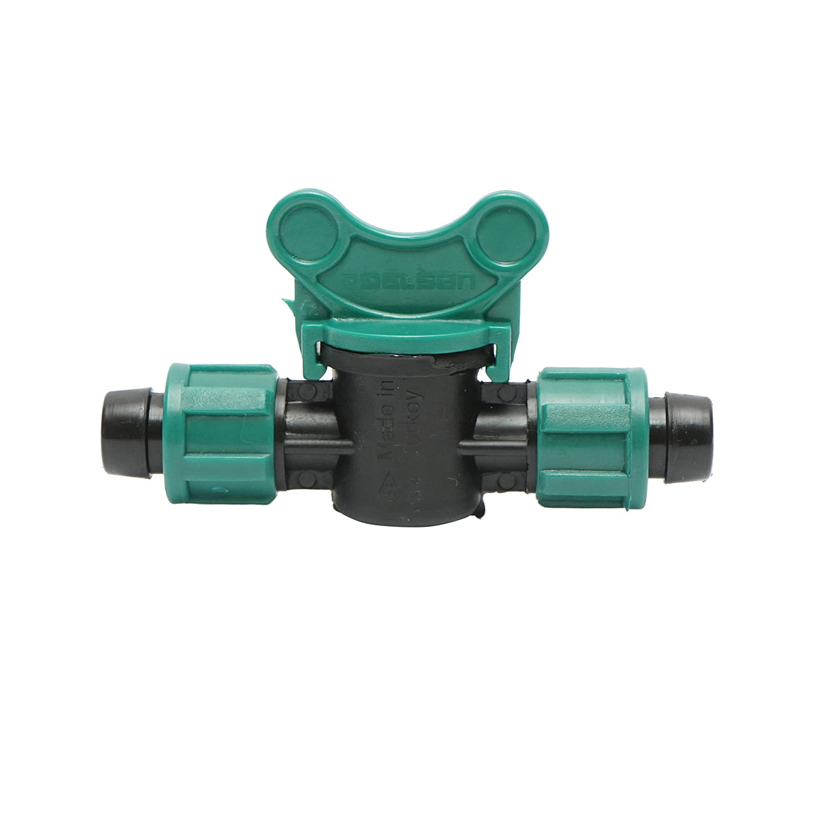 Equal drip tube faucet D17x17mm, PN4, for irrigation systems