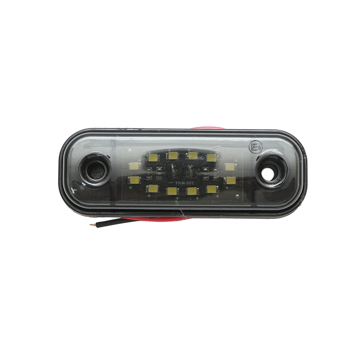 Slim LED side marker lamp 12-24V, smoke white 89x32mm Breckner Germany