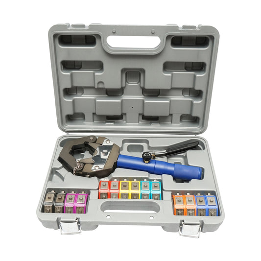 Clamp/hose crimping press for hydraulic hoses 80Kn Breckner Germany