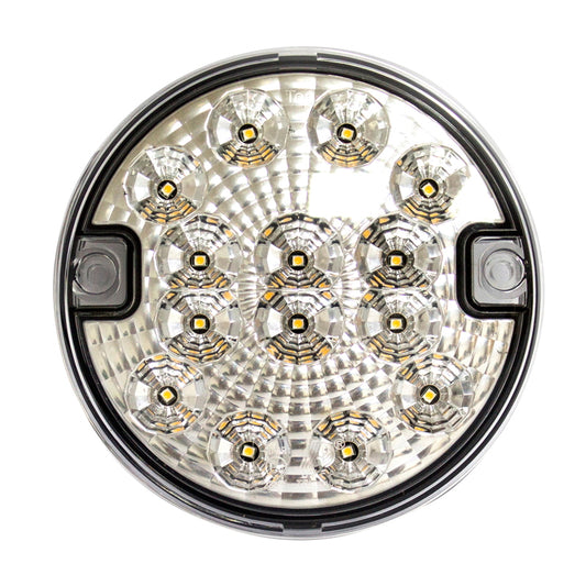 Round fog lamp with LED 12-24V IP67