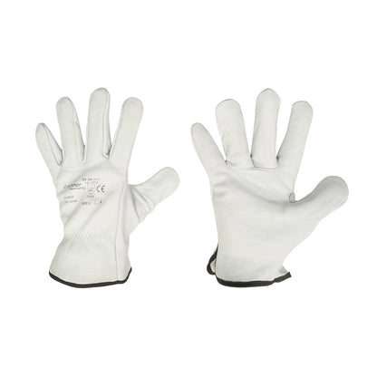 Bovine leather work gloves size 9