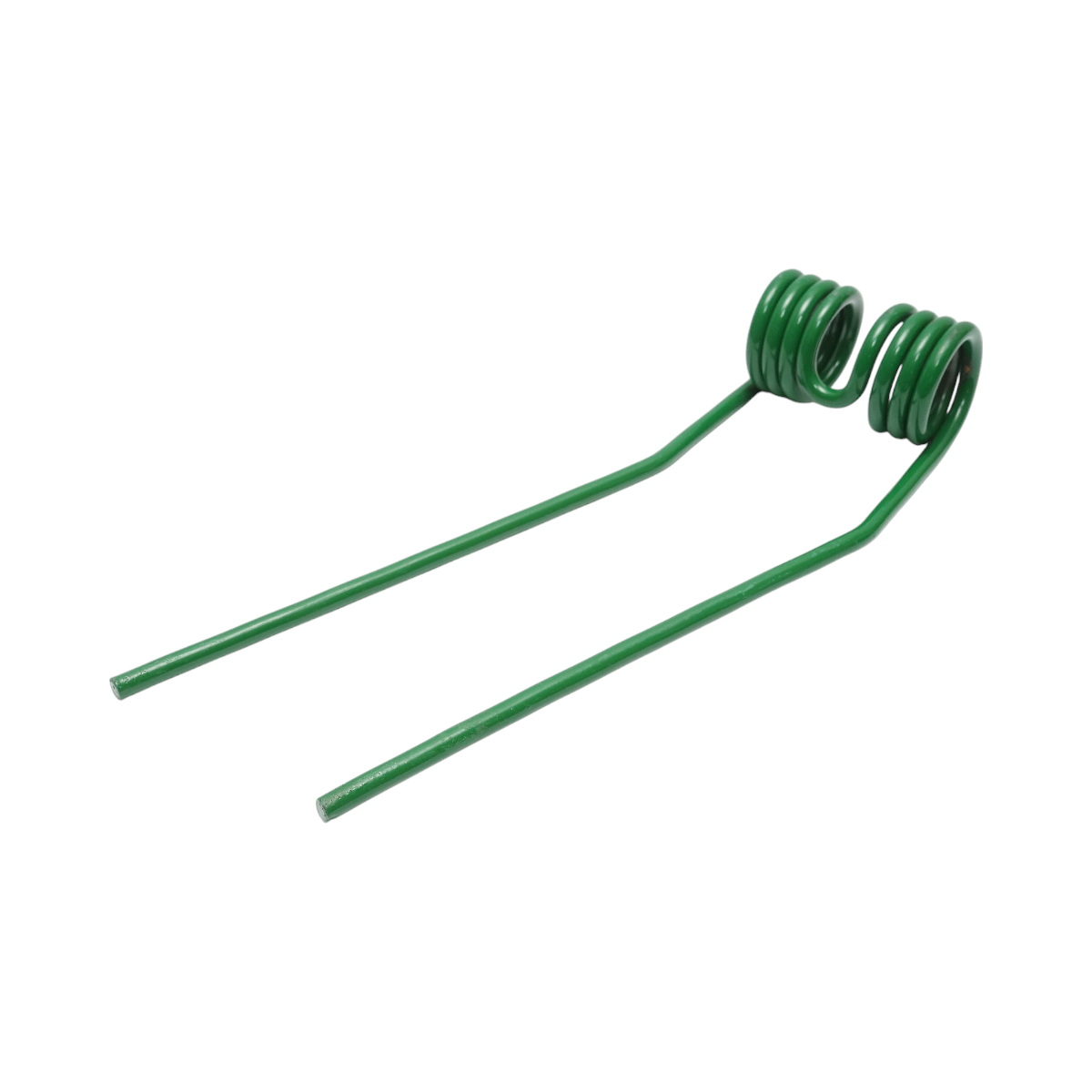 Right elastic claw rake for collecting hay 105x370x9 mm green (Fella)