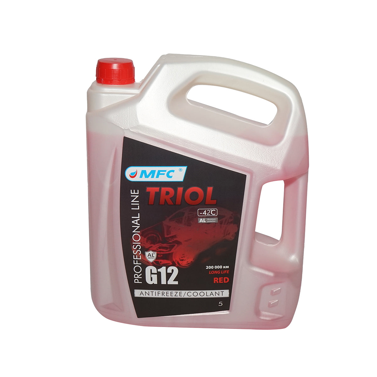 G12 red concentrated antifreeze -42 degrees 5 Kg Triol Professional
