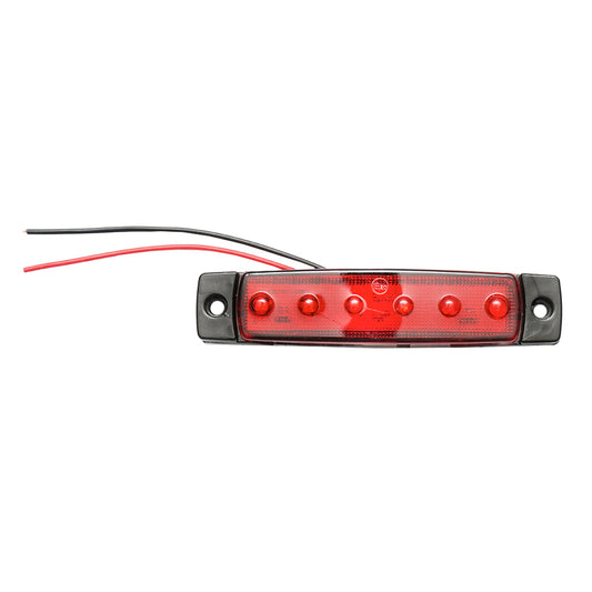 Red LED side marker lamp 12-24V FR0172 Breckner Germany
