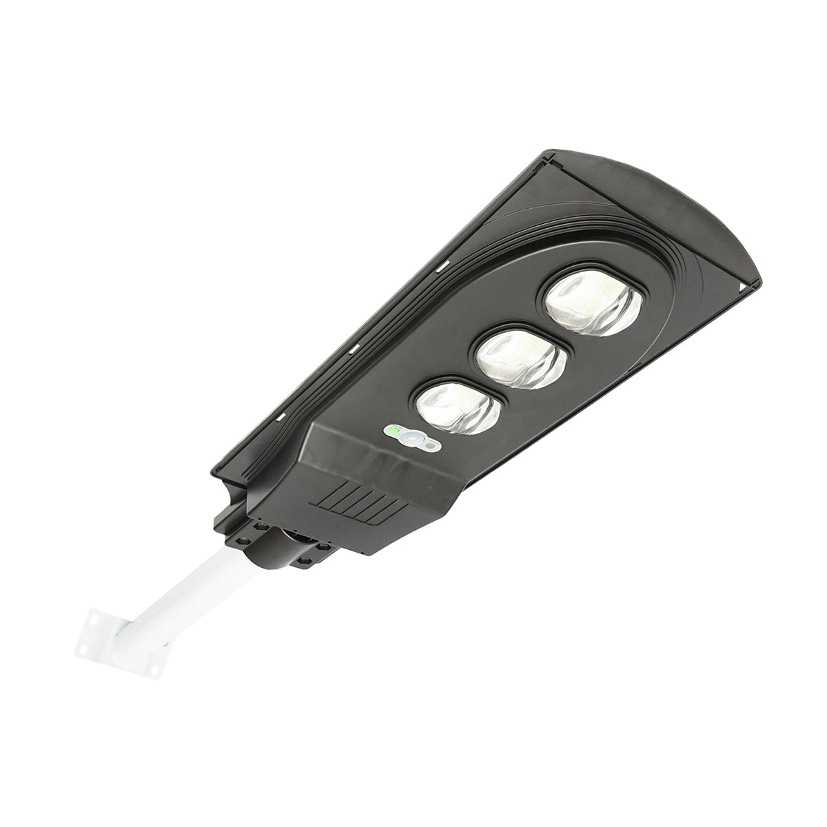 LED solar street lamp 150W, 6500K, IP65 with solar panel, motion sensor and pole mounting Breckner Germany