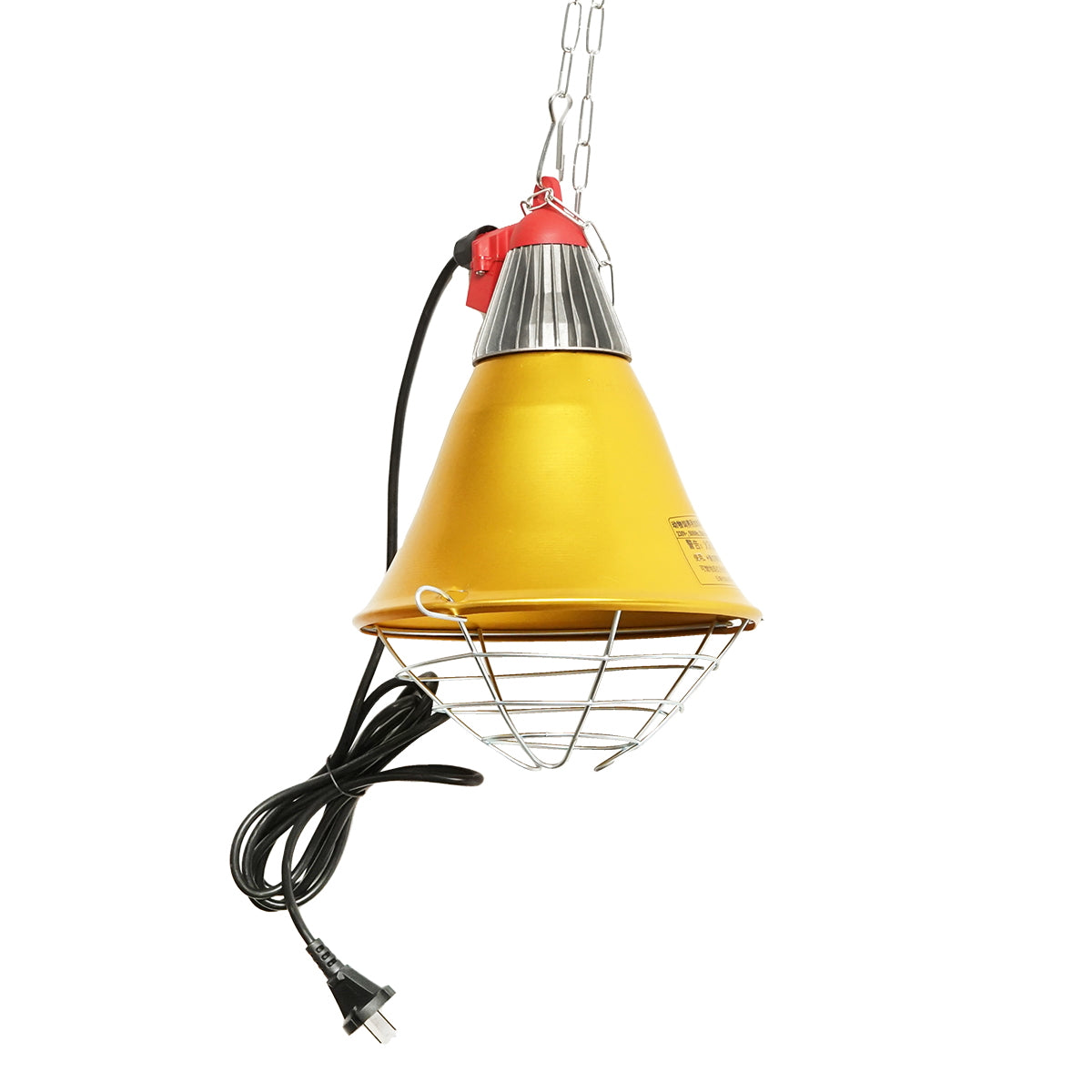 Infrared heating lamp 21.5cm for chicks, animals, 230V