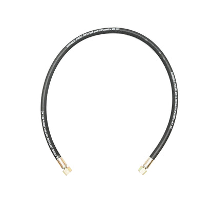 Pressure hose 2SN DN10 certified with hydraulic fixed ends L=1200mm M20