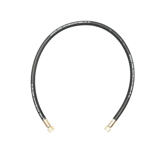 Pressure hose 2SN DN10 certified with hydraulic fixed ends L=1200mm M20