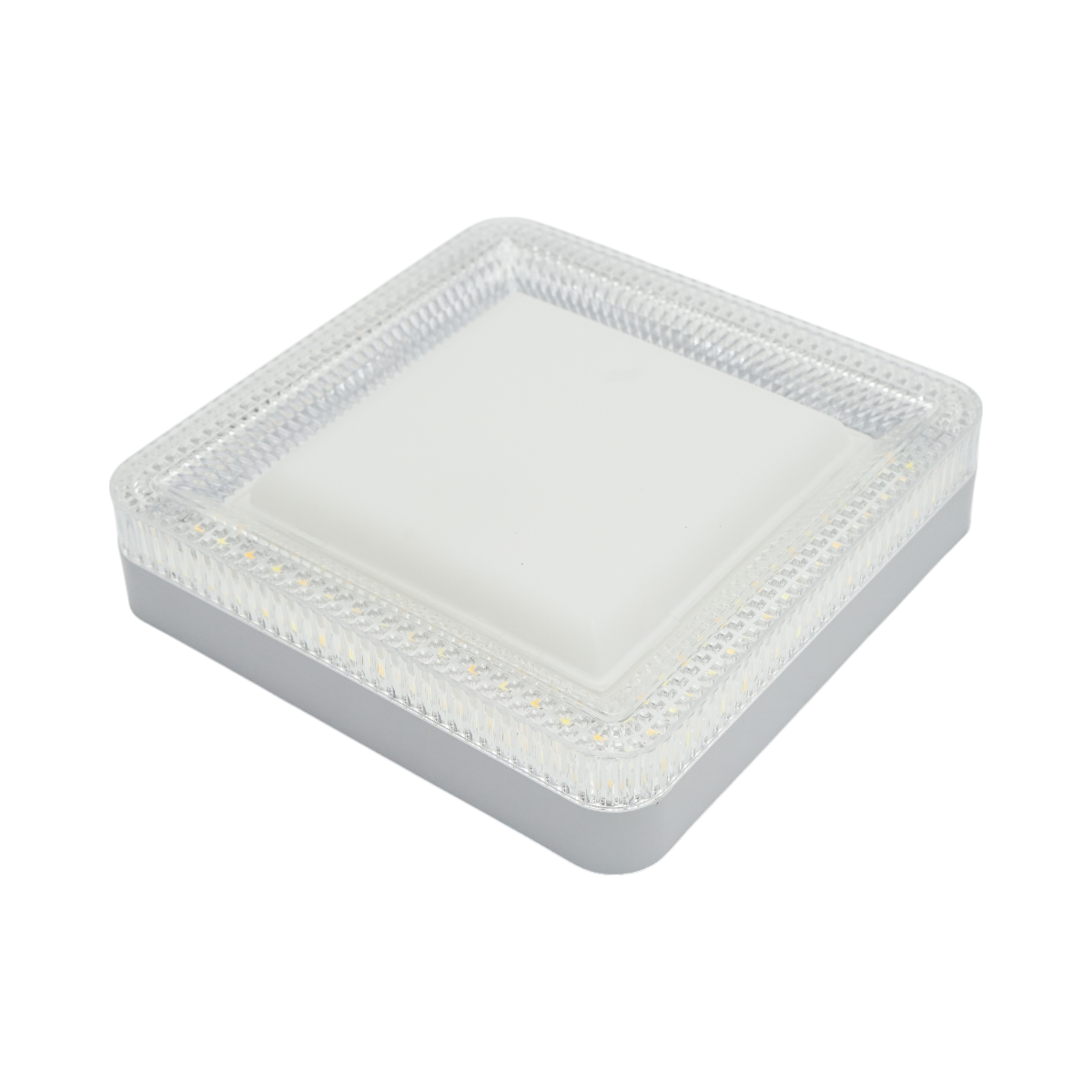 LED ceiling light 24W, 220V, adjustable light 3CCT 3000K/4000K/6500K, square body 180x180x40mm IP20