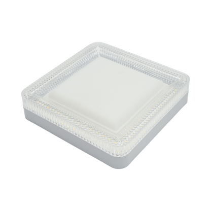 LED ceiling light 24W, 220V, adjustable light 3CCT 3000K/4000K/6500K, square body 180x180x40mm IP20