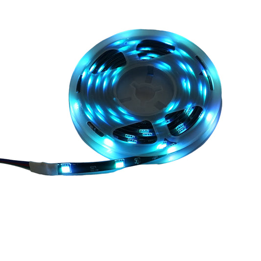 LED strip with remote control 5V, 2m, RGB voice control IP20 Breckner Germany
