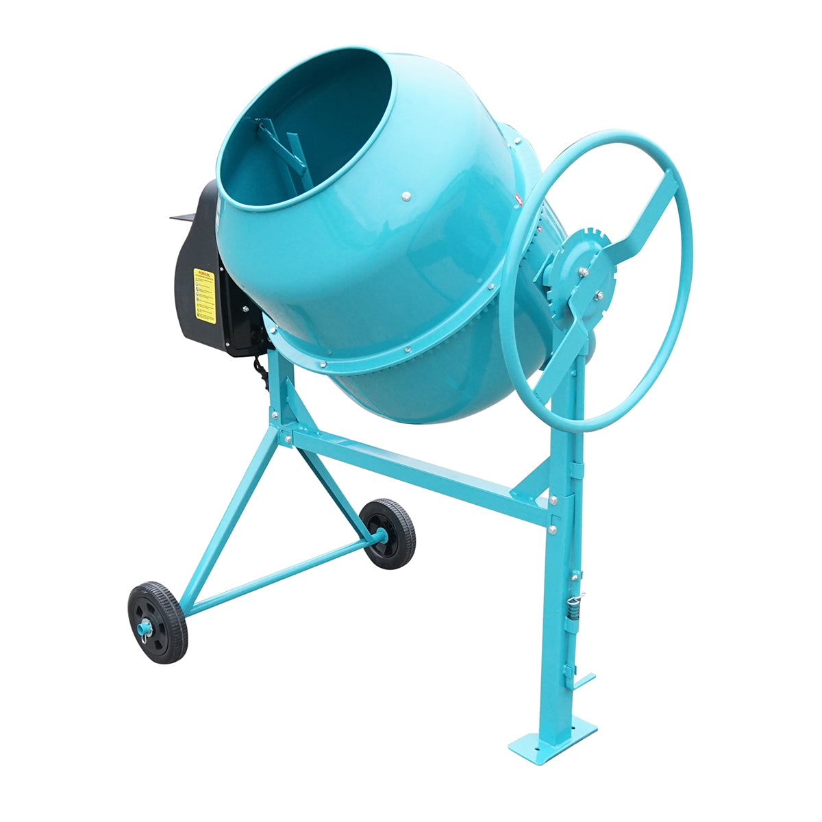 Concrete mixer 800W, drum volume 200L, gear and crown made of cast iron 58 Kg