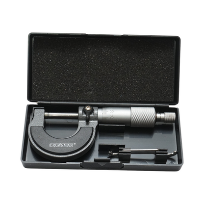 Exterior mechanical micrometer 0-25mm Crownman