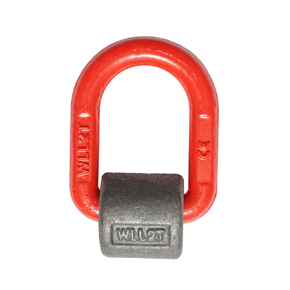 Weldable anchoring/lifting ring with a spring, maximum load capacity 2 tons