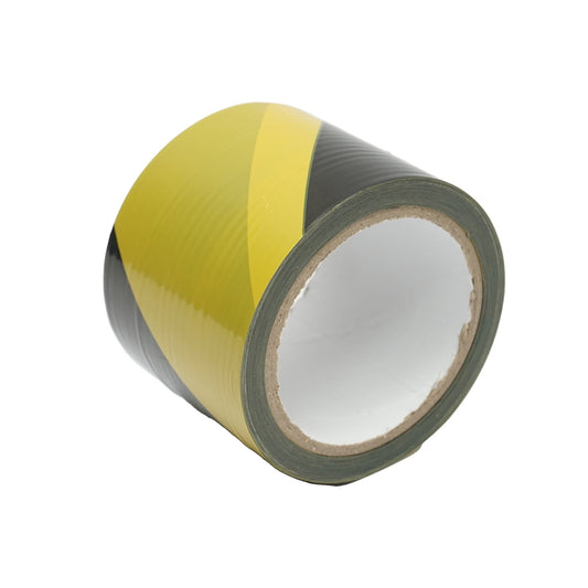 Yellow/black delimiting and signaling tape 75mmx100m