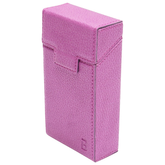 Purple leather case for P21 Breckner cigarette pack