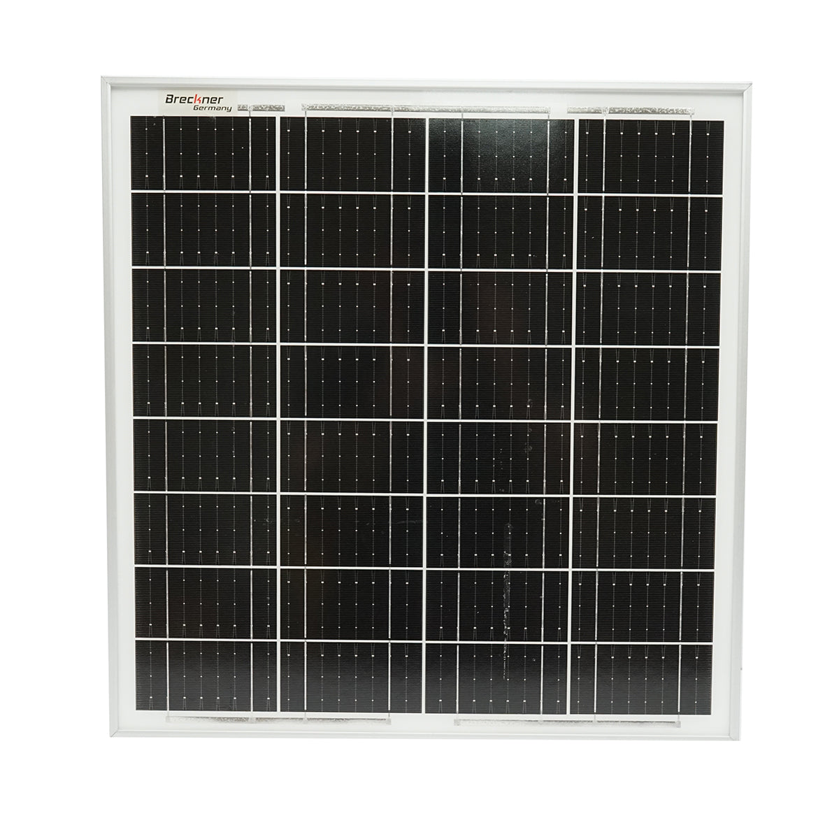 30W photovoltaic monocrystalline solar panel with a 90cm connection cable and maximum voltage of 18V 420x405x25mm Breckner Germany