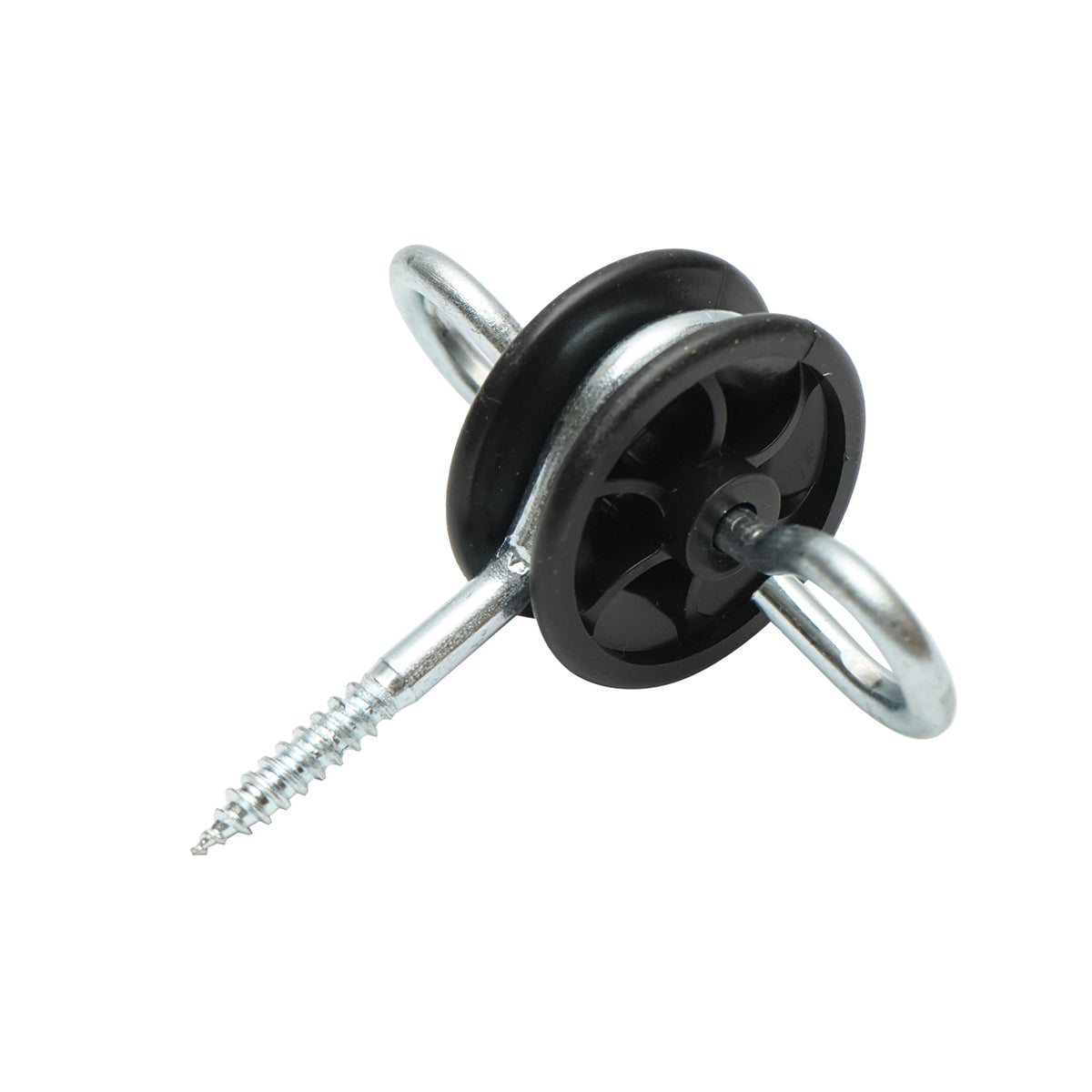 Stainless steel isolator with double anchoring 5.9mm 90x86mm electric fence Breckner Germany