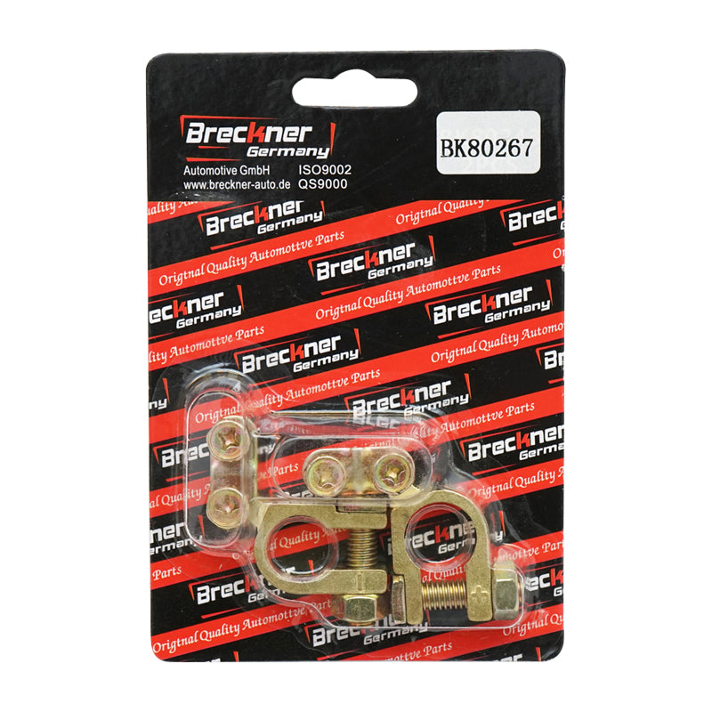 Breckner Germany copper battery terminals set