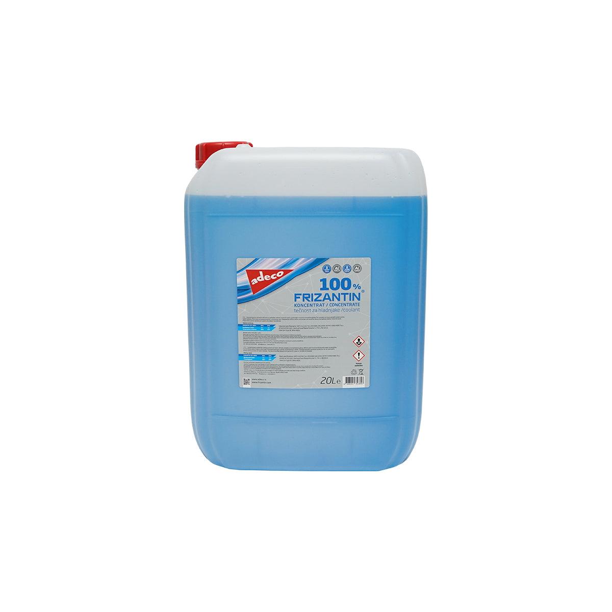 Blue concentrated antifreeze G11 -57 degrees 20L Adeco