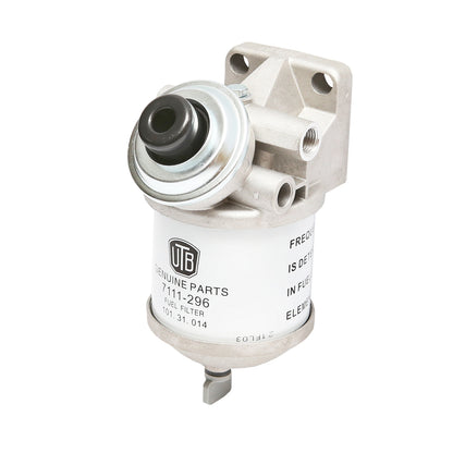 Diesel filter battery with a priming pump at 90 degrees with CAV filter