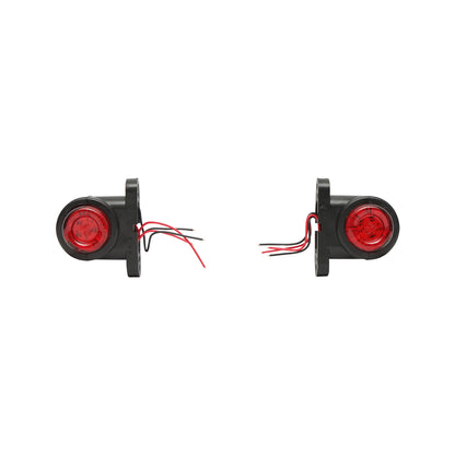 Side marker lights with LED 12-24V, red-white FR0102 Breckner Germany