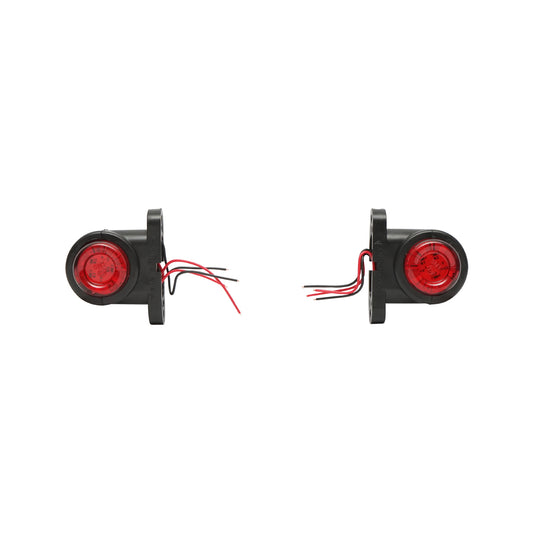 Side marker lights with LED 12-24V, red-white FR0102 Breckner Germany