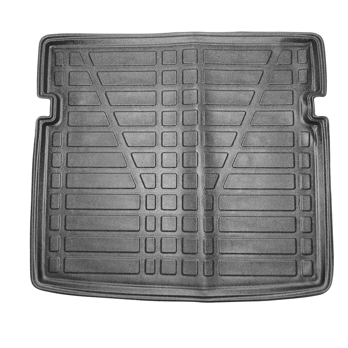 Rubber trunk mat for Dacia Duster 4x4 SUV manufactured from 2010 onwards.