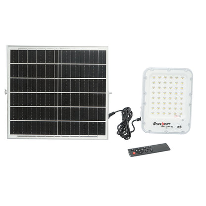 25W Monocrystalline solar panel LED lamp with motion sensor and remote control Breckner Germany