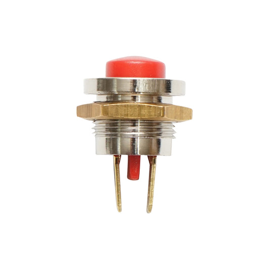 Metal start button with return, red 12-24V, 10A Breckner Germany