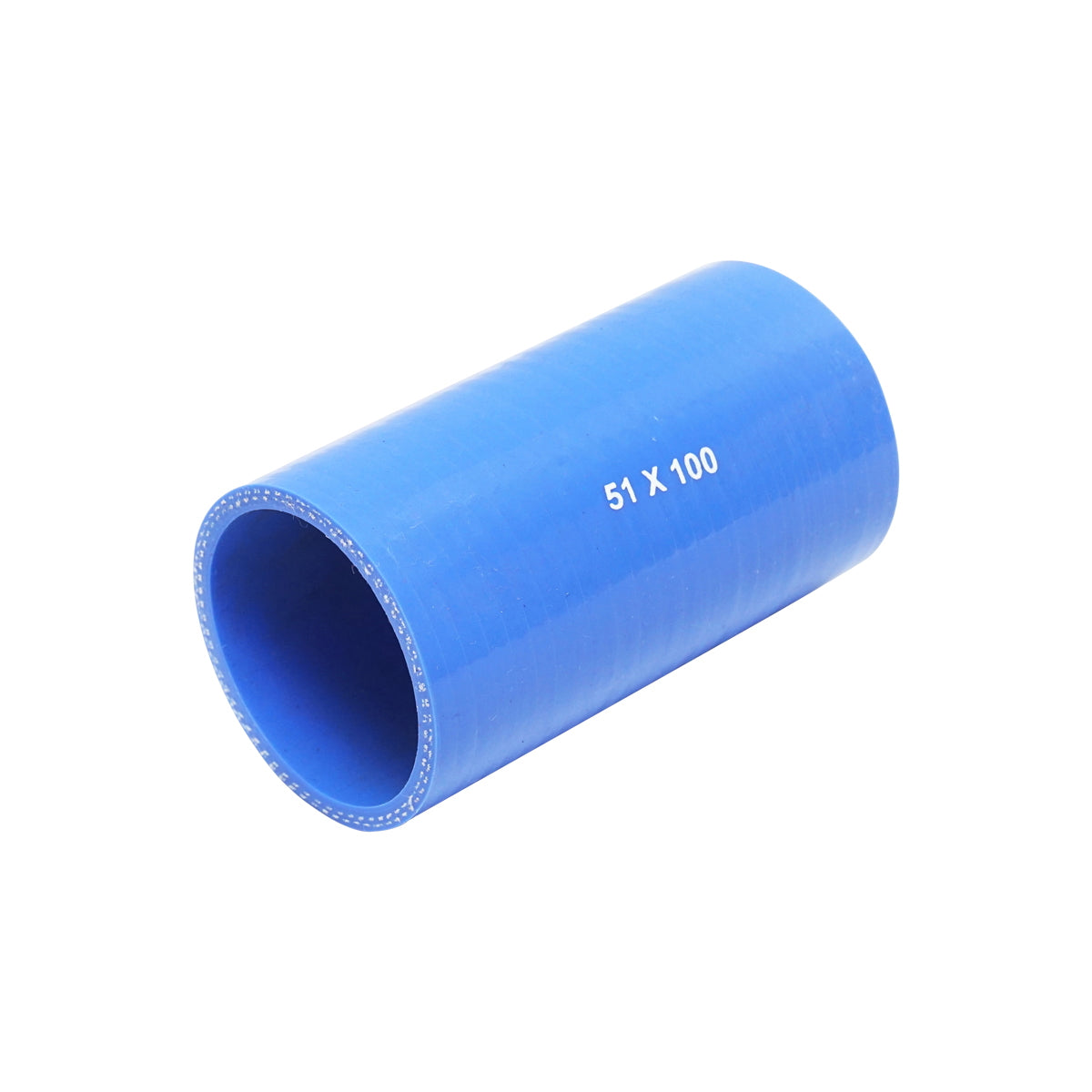 Cooling hose straight 51x100mm silicone with textile insert Breckner Germany