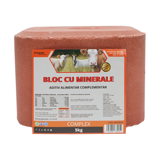 5kg salt block with mineral complex for animals Breckner Germany
