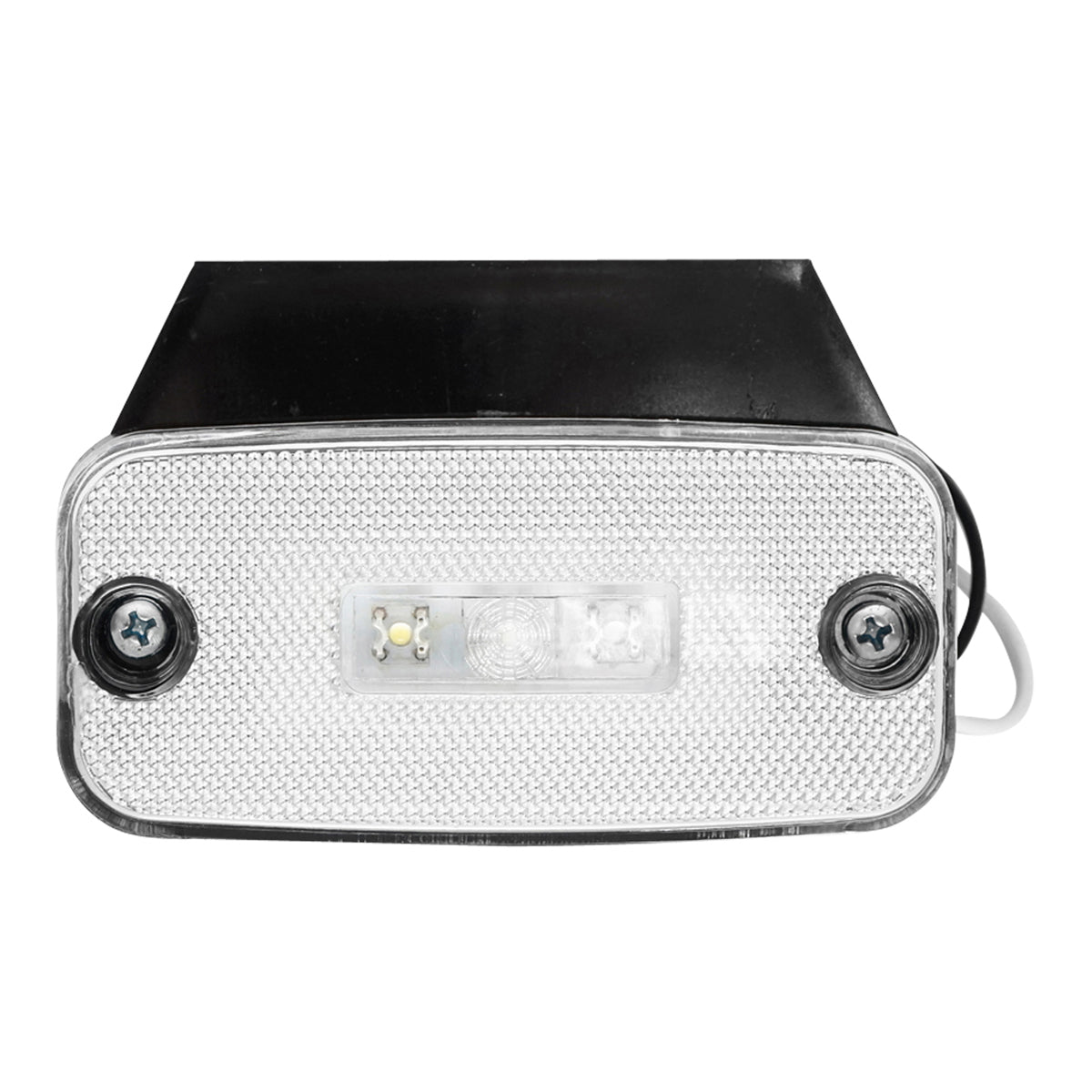 White side marker lamp with 3 SMD LEDs 24V
