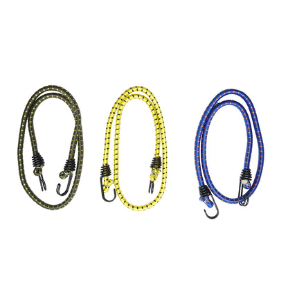 Set of 3 elastic cords with hooks for securing goods, 10mmx100cm Breckner Germany