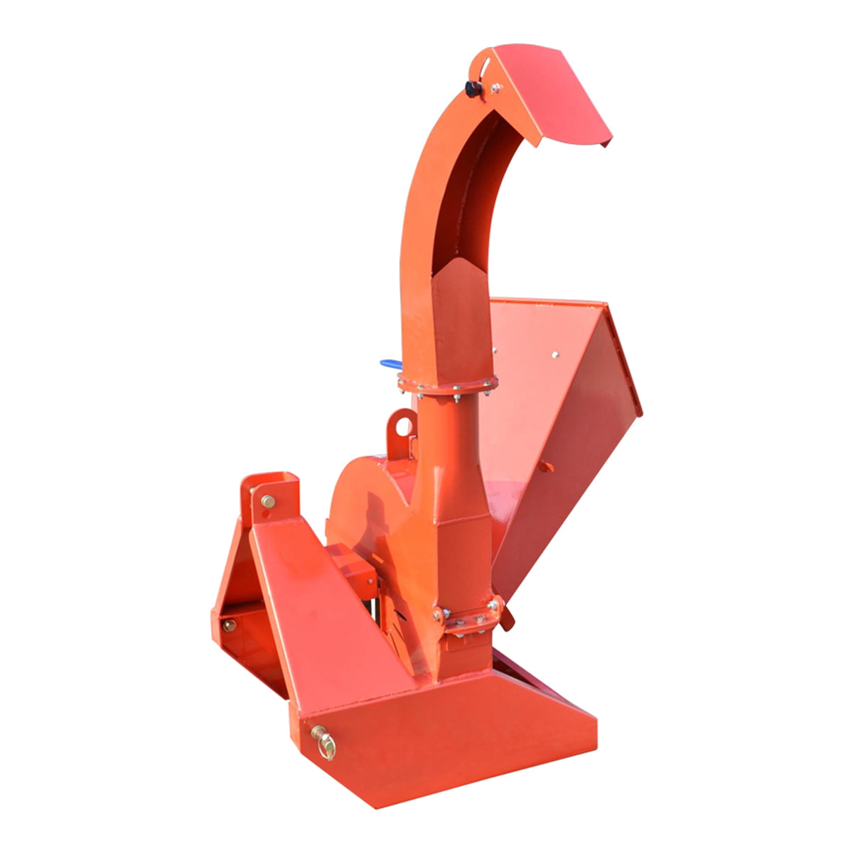 Branch shredder with PTO power take-off, required power 18-50 HP, maximum log diameter 100mm, hopper 400x420x600mm Breckner Germany