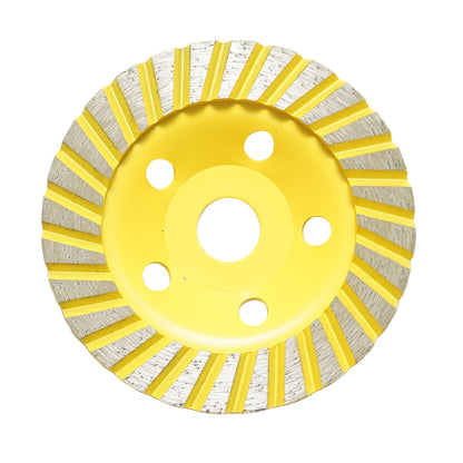 Turbo segmented diamond cup disc 125x22.23mm for grinding concrete, granite, stone Crownman